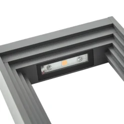 Bolardo luminoso LED Lucande Ashkan, altura 60 cm, antracita, IP65