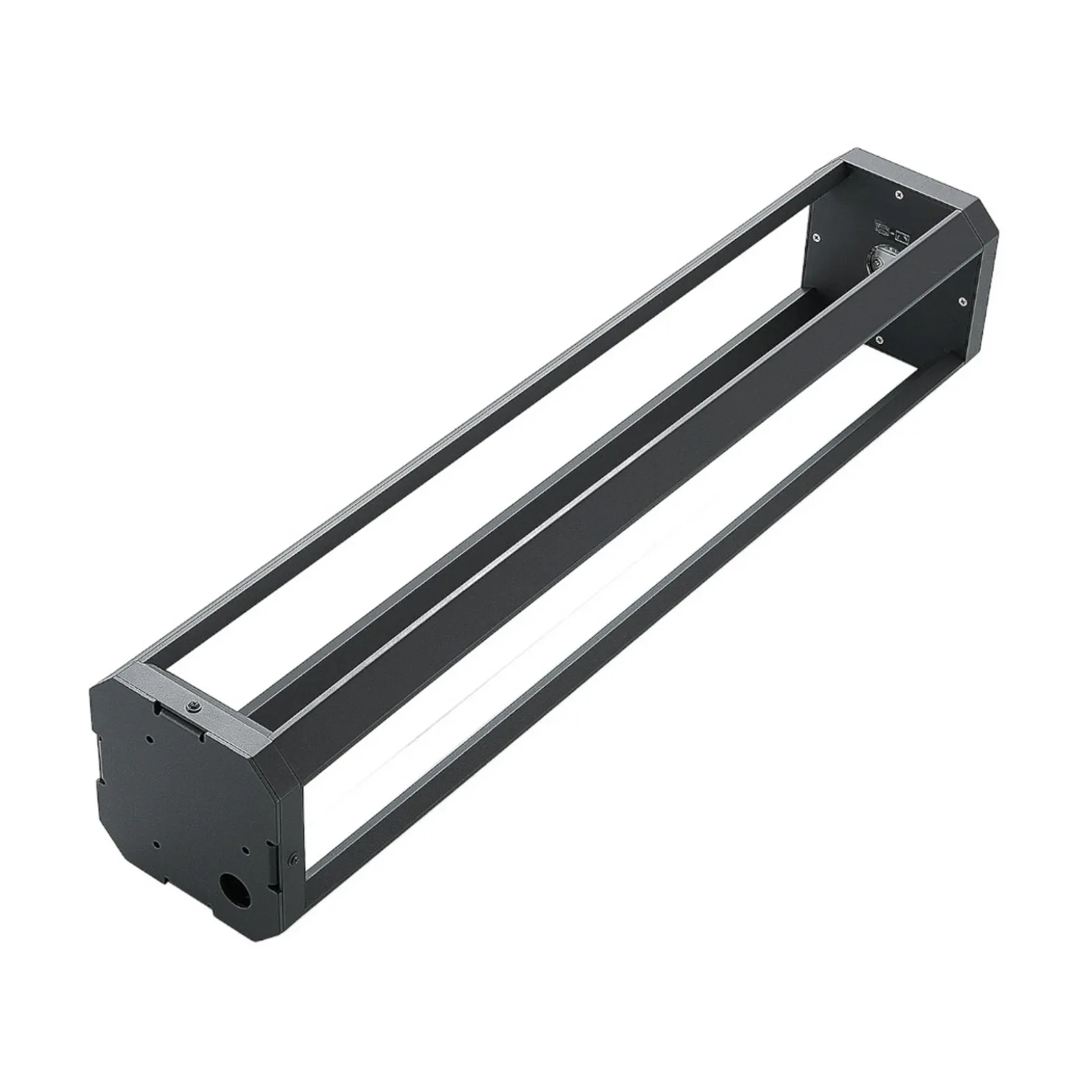 Bolardo luminoso LED Lucande Fery, antracita, metal, 80 cm, IP65