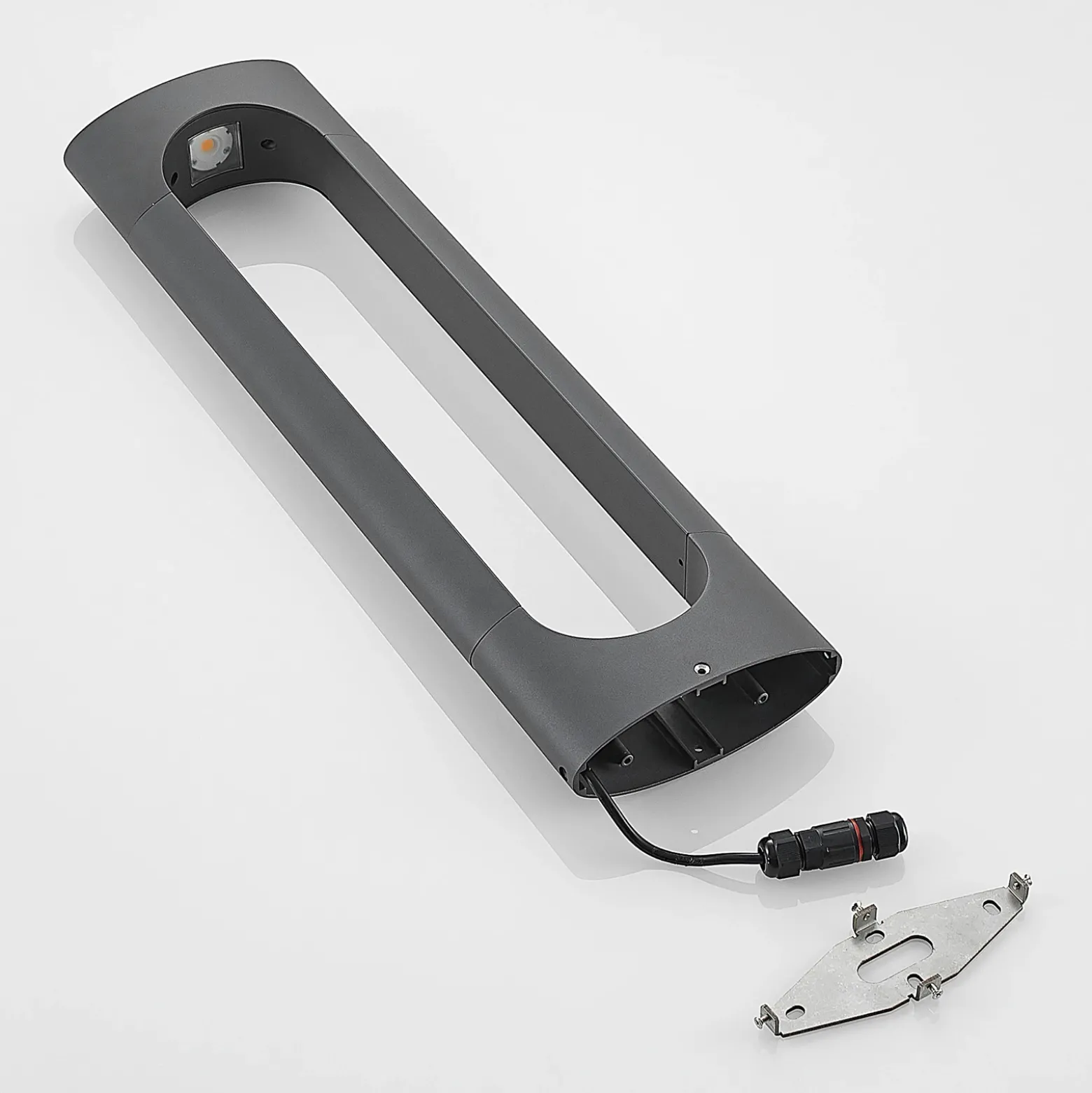 Bolardo luminoso LED Lucande Fenti, 65 cm