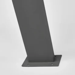 Bolardo luminoso LED Lucande Timm, 100 cm, antracita, metal, IP54