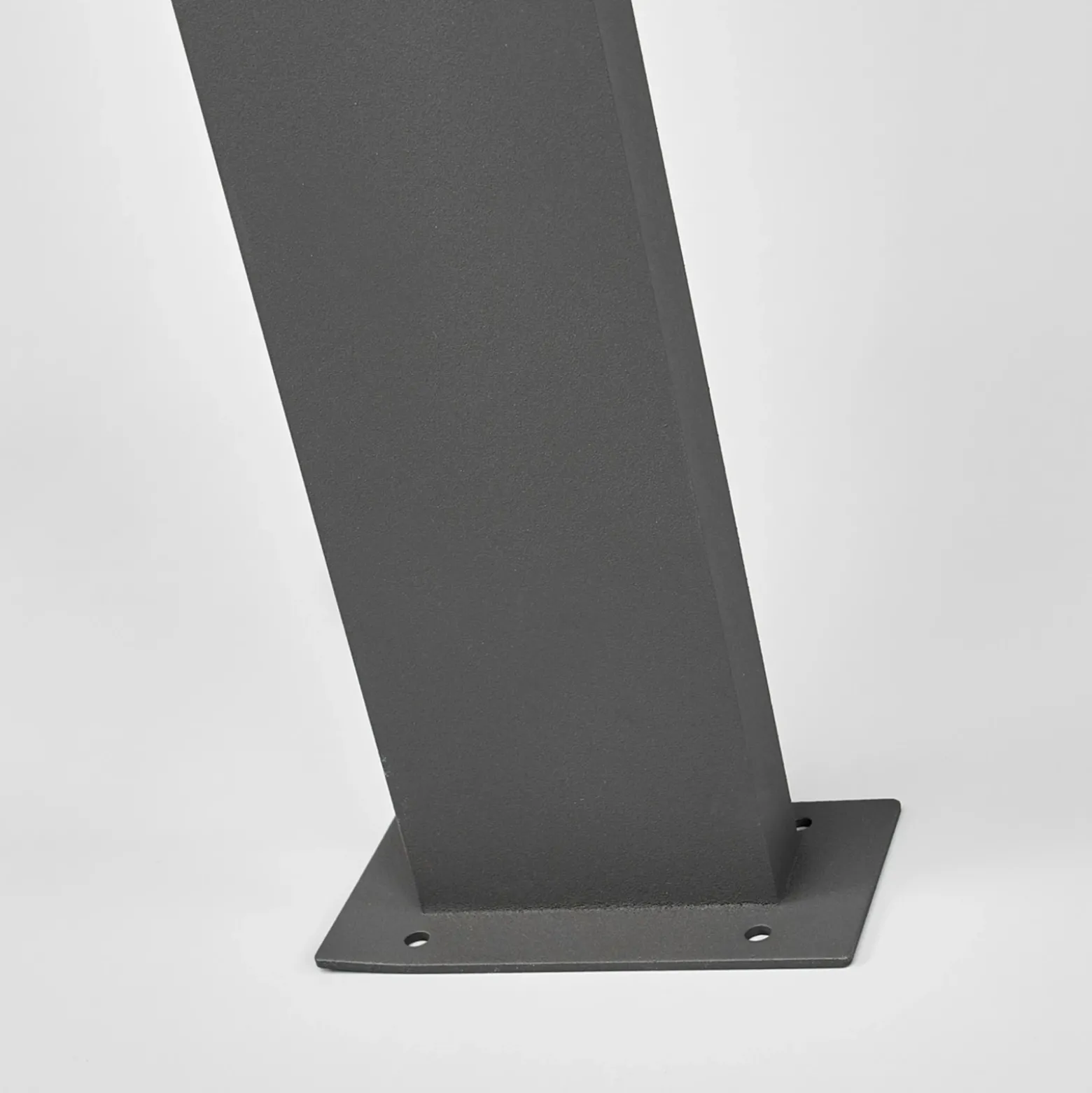 Bolardo luminoso LED Lucande Timm, 100 cm, antracita, metal, IP54