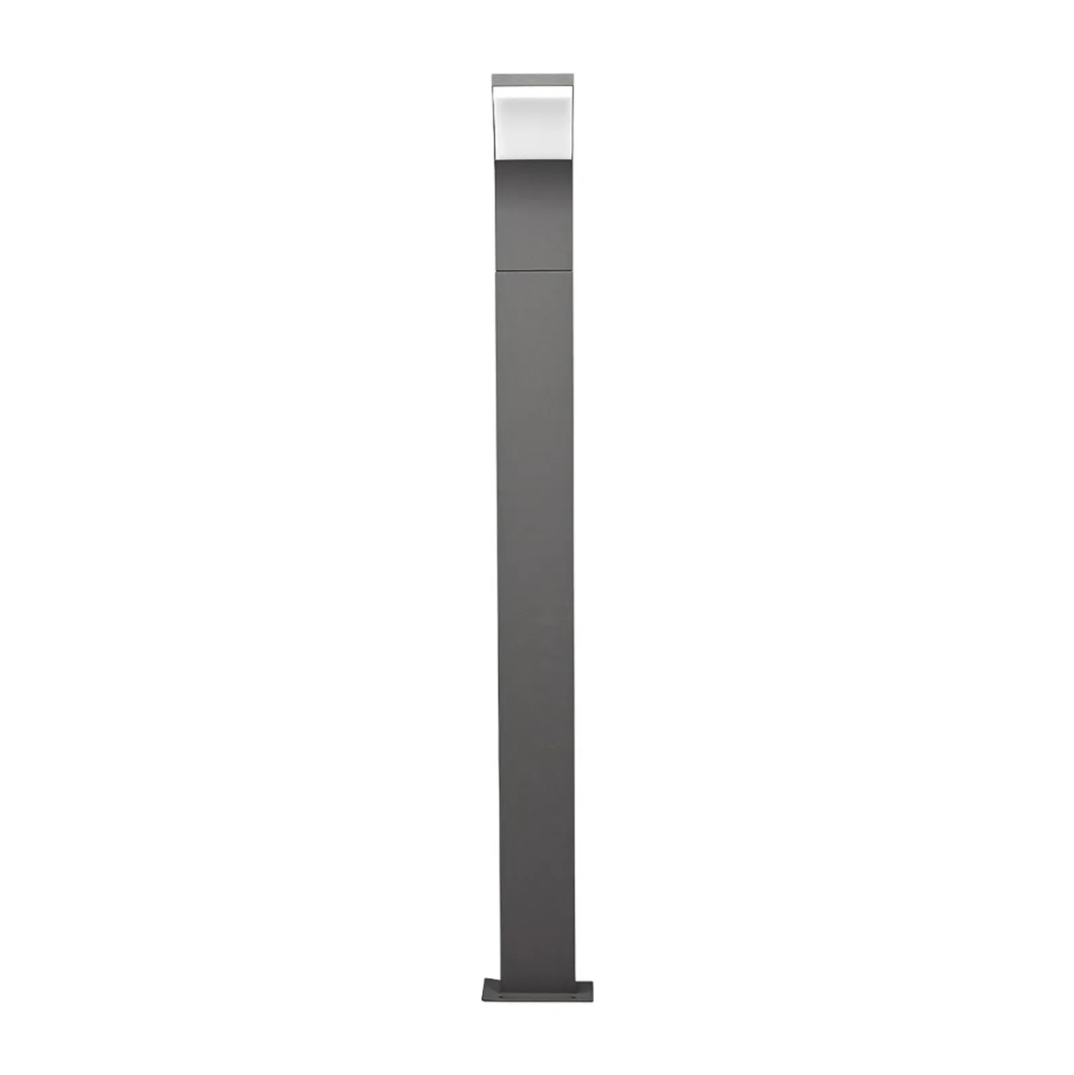 Bolardo luminoso LED Lucande Timm, 100 cm, antracita, metal, IP54