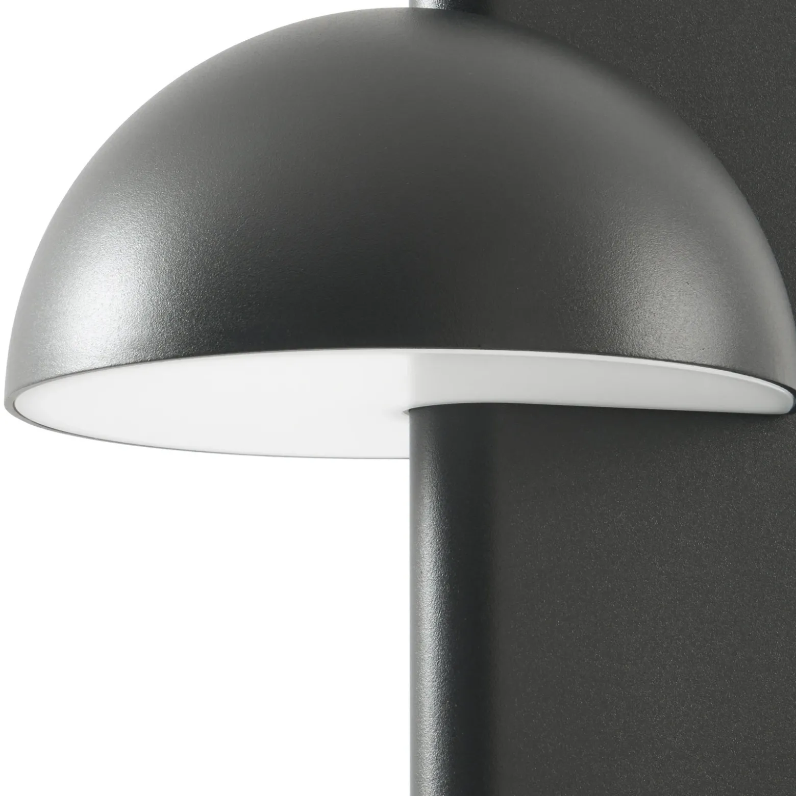 Bolardo luminoso LED Lucande Velira, negro, 77 cm, 1 luz, IP44