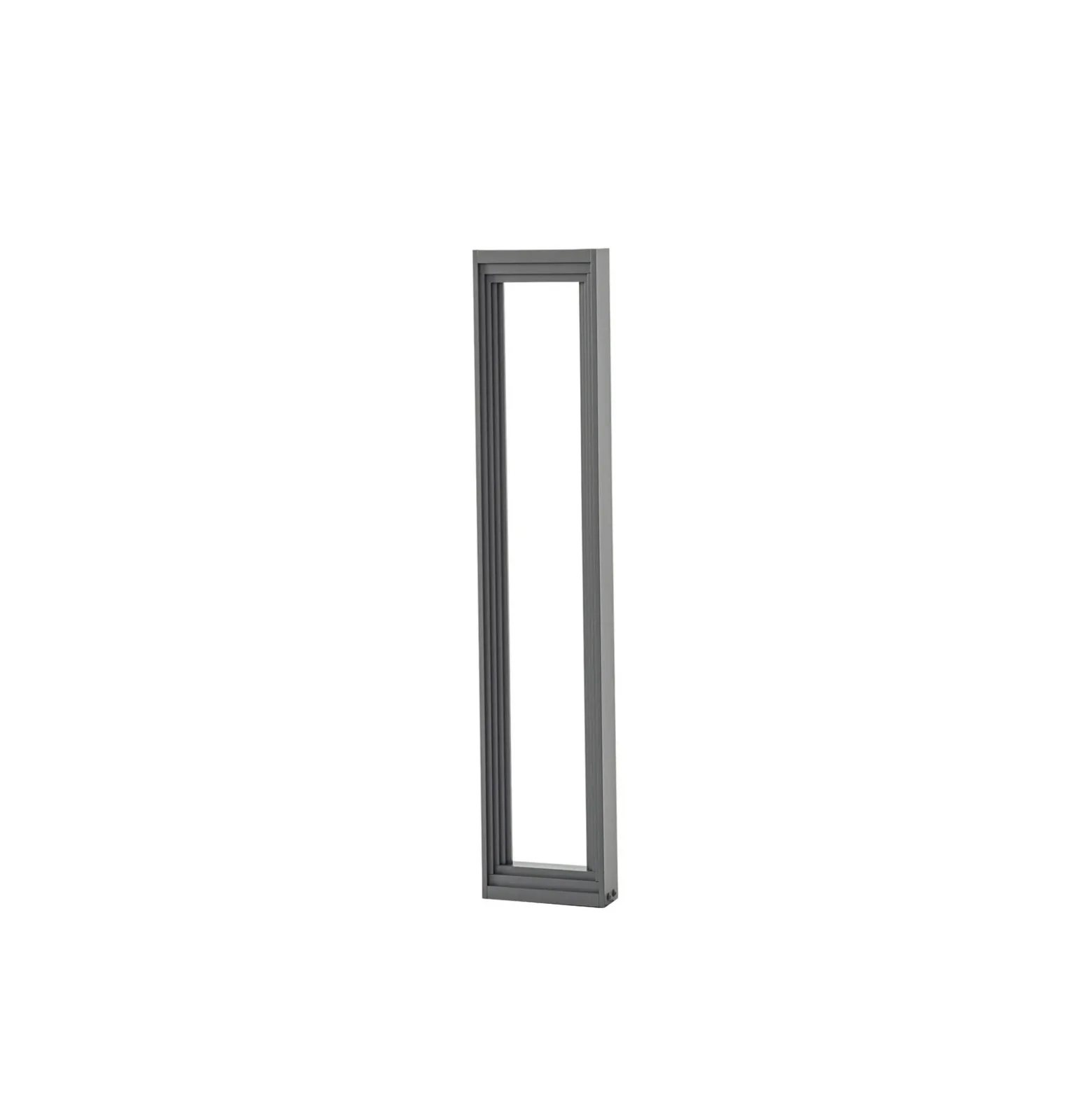 Bolardo luminoso LED Lucande Ashkan, altura 80 cm, antracita, IP65