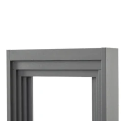 Bolardo luminoso LED Lucande Ashkan, altura 80 cm, antracita, IP65