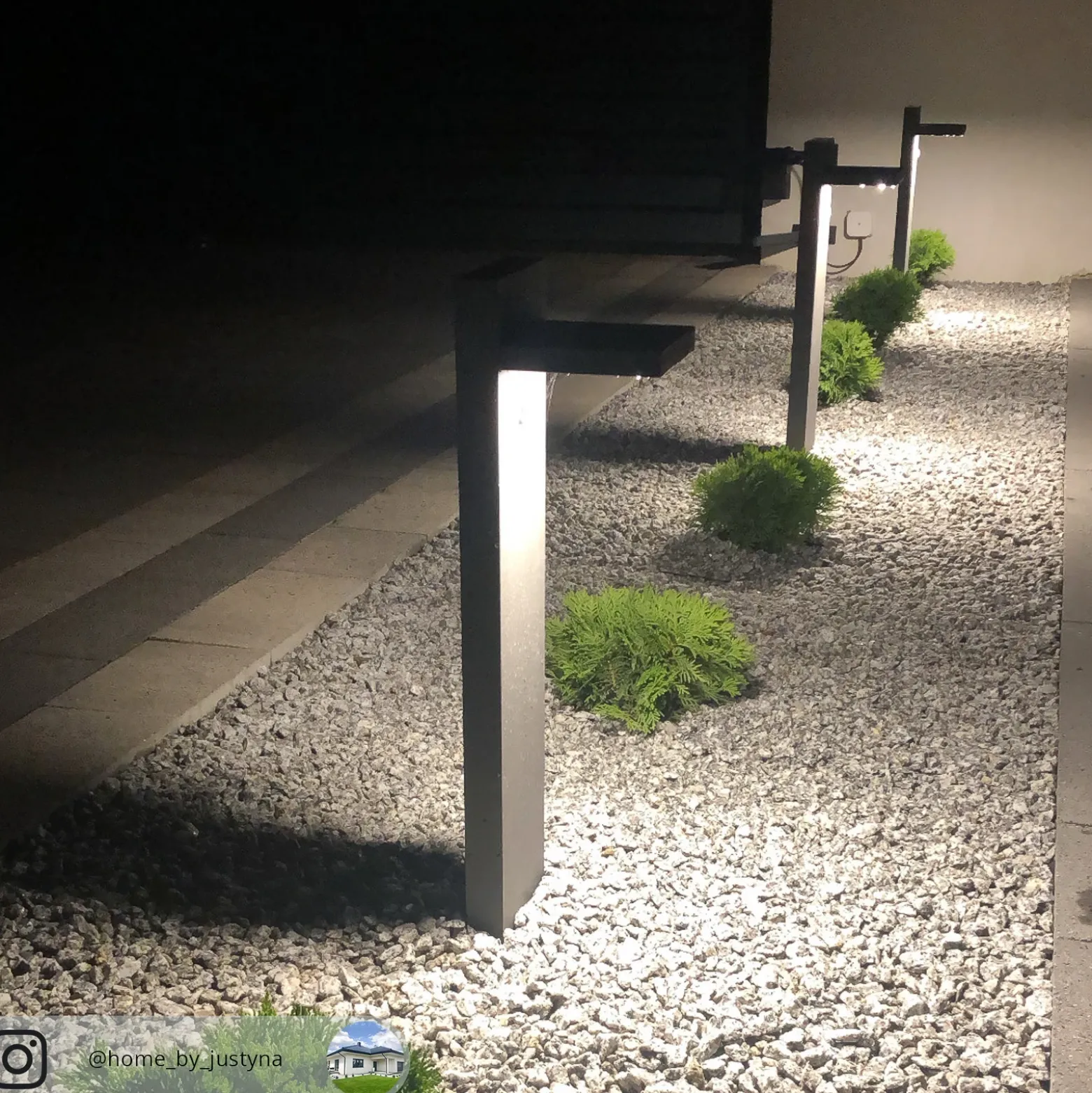Bolardo luminoso LED Lucande Silvan, antracita, 65 cm, con sensor