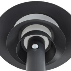 Bolardo luminoso LED Lucande Montaro, 110 cm, antracita, con sensor