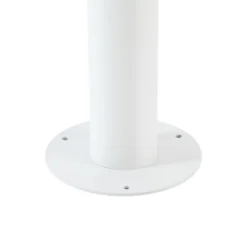 Bolardo luminoso LED Lucande Montaro, 110 cm, blanco, con sensor