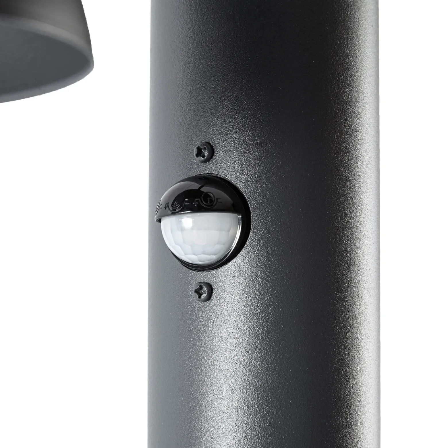 Bolardo luminoso LED Lucande Montaro, 100 cm, antracita, con sensor