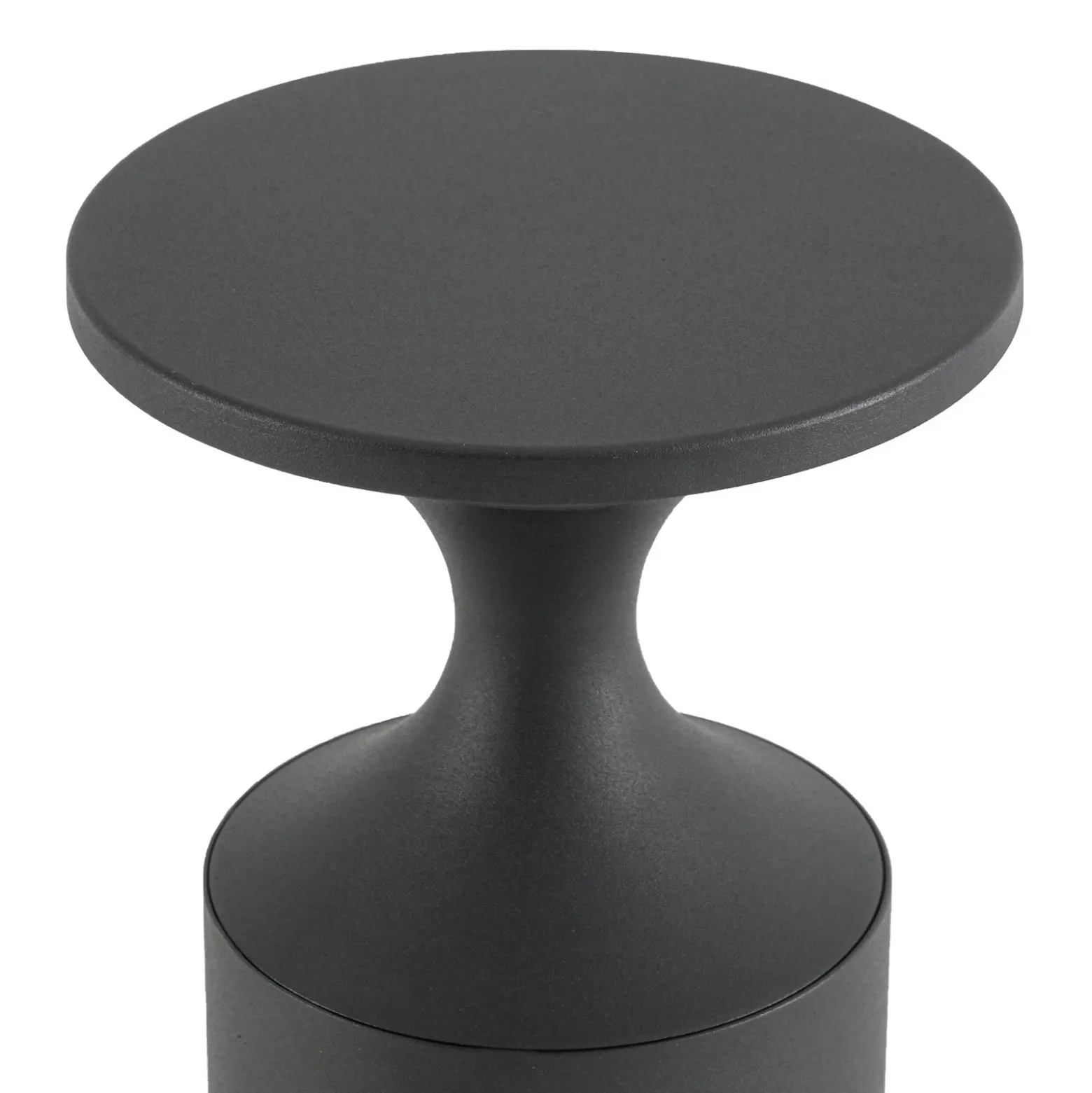 Bolardo luminoso LED Lucande Navor, altura 50 cm, negra, IP65