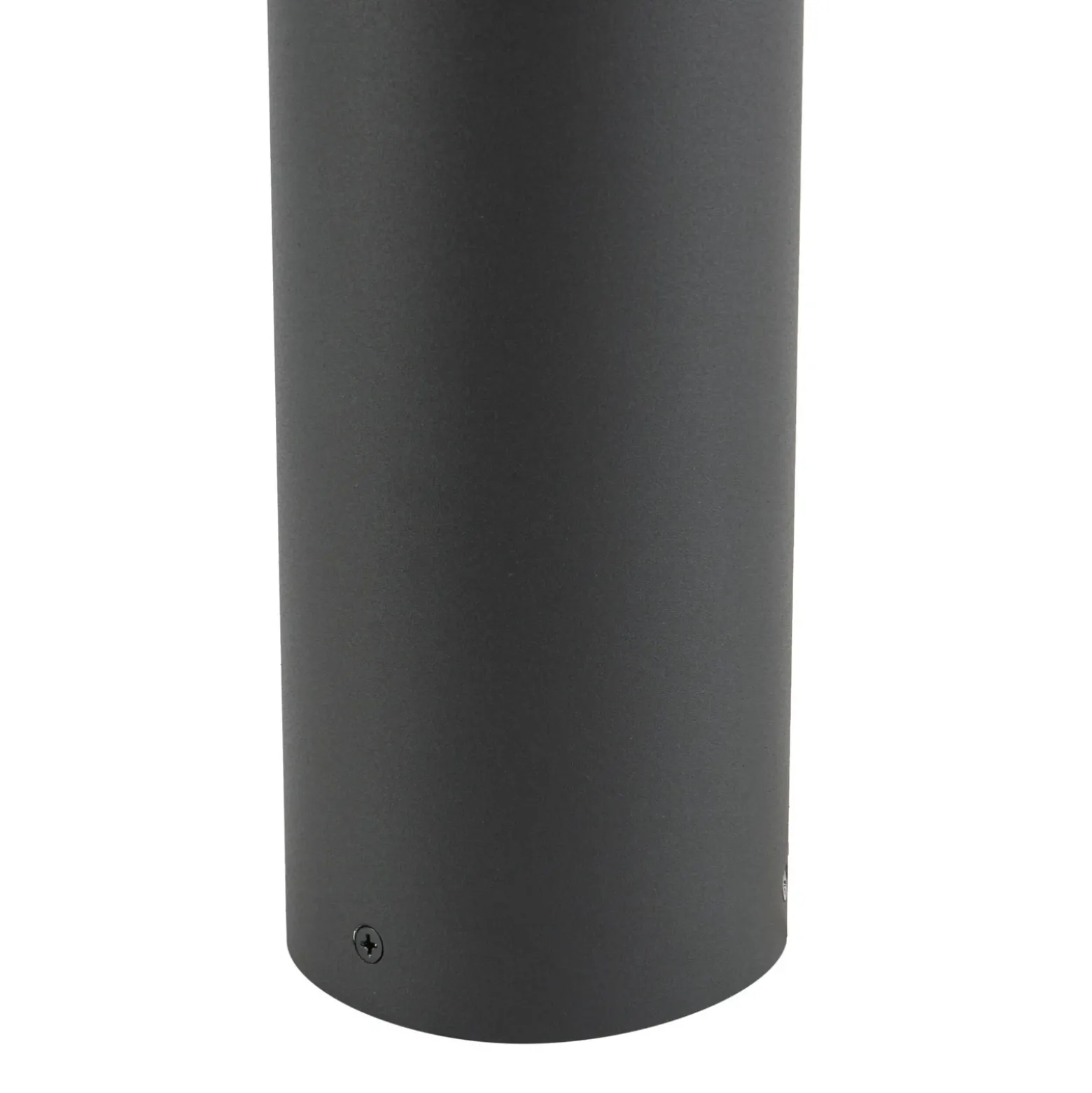 Bolardo luminoso LED Lucande Navor, altura 50 cm, negra, IP65