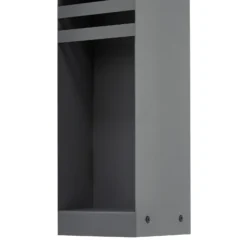 Bolardo luminoso LED Lucande Oxido, antracita, altura 80 cm, IP44