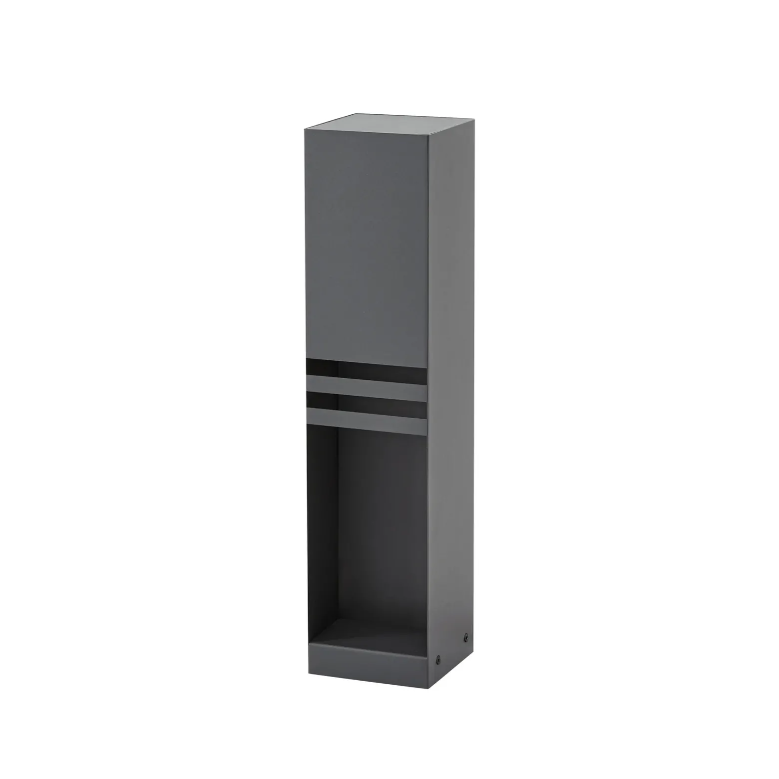 Bolardo luminoso LED Lucande Oxido, antracita, altura 50 cm, IP44