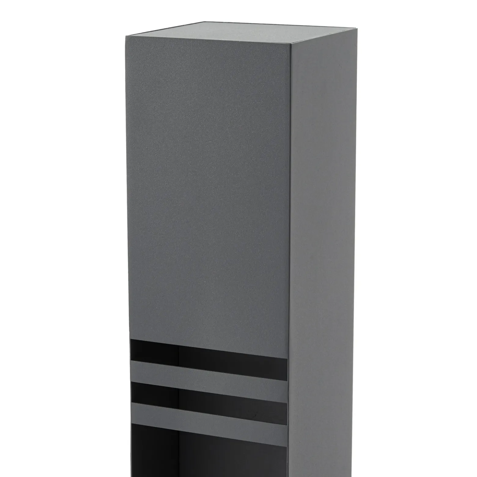 Bolardo luminoso LED Lucande Oxido, antracita, altura 50 cm, IP44