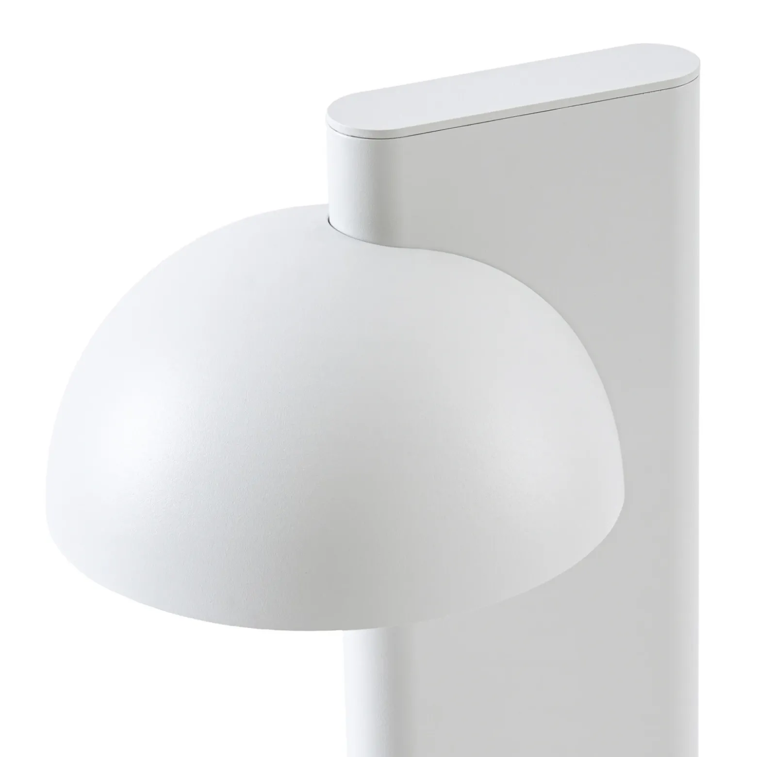 Bolardo luminoso LED Lucande Velira, gris claro, 77 cm, 1 luz, IP44