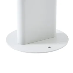 Bolardo luminoso LED Lucande Velira, gris claro, 77 cm, 1 luz, IP44