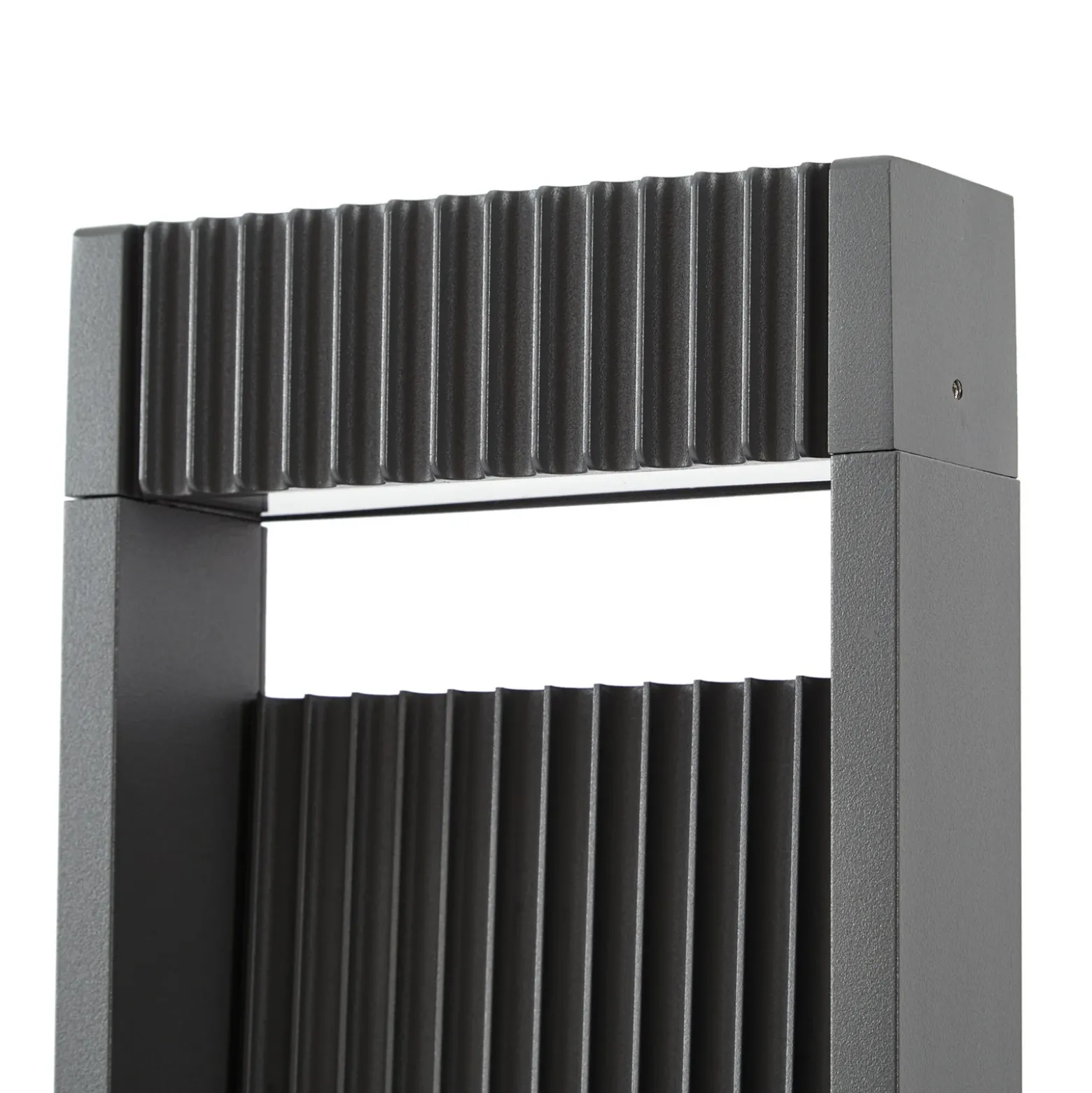 Bolardo luminoso LED Lucande Tavion, 80 cm, antracita, IP65