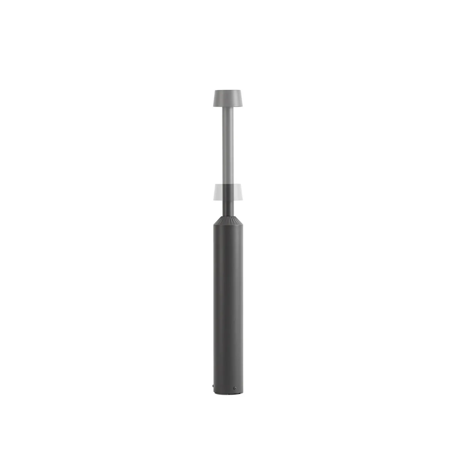 Bolardo luminoso LED Lucande Tareko, 90 cm, antracita, IP65