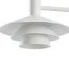 Bolardo luminoso LED Lucande Montaro, 100 cm, blanca
