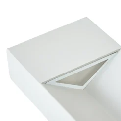 Bolardo luminoso LED Lucande Kaholo, gris claro, 90 cm, IP44