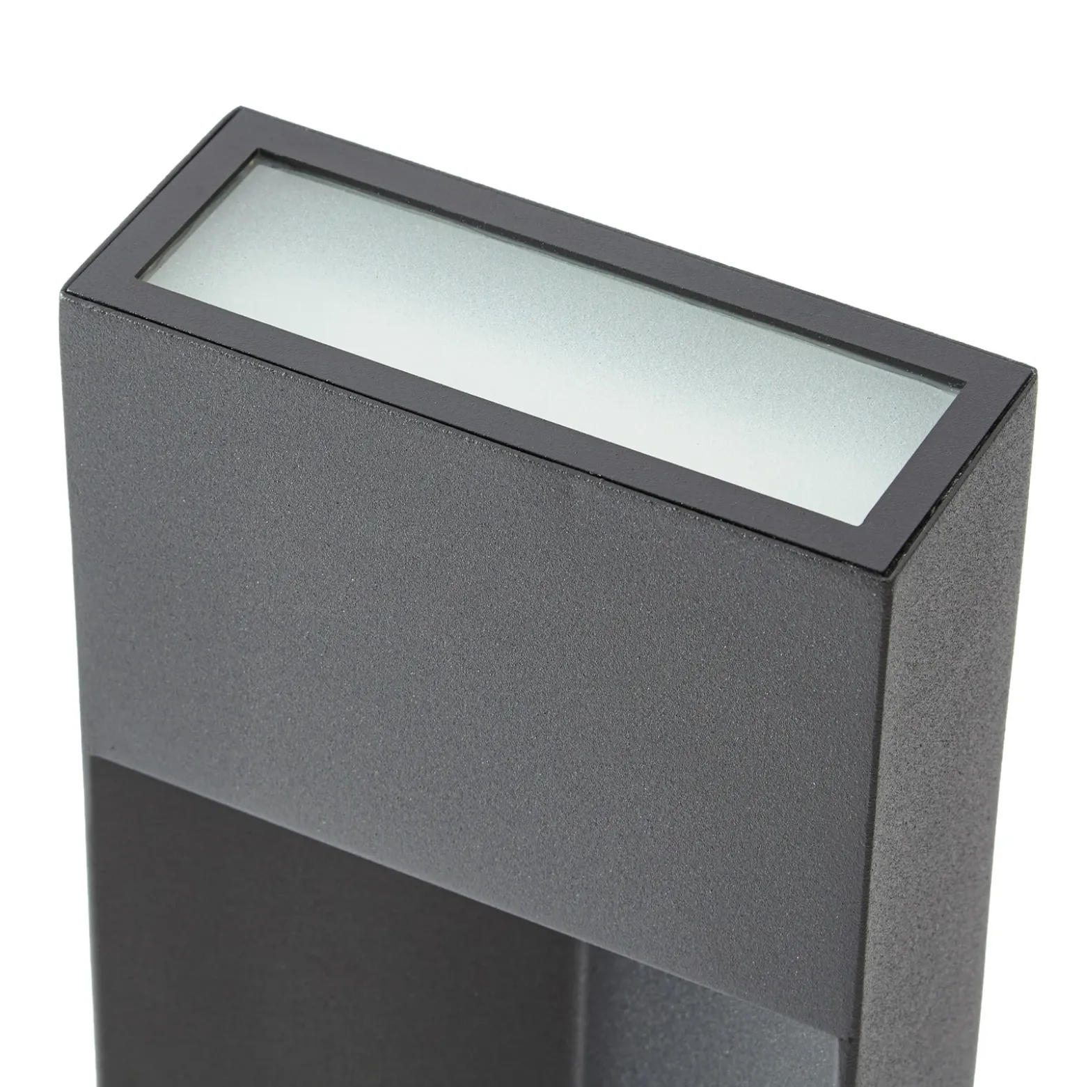 Bolardo luminoso LED Lucande Kaholo, negro mate, 90 cm, IP44