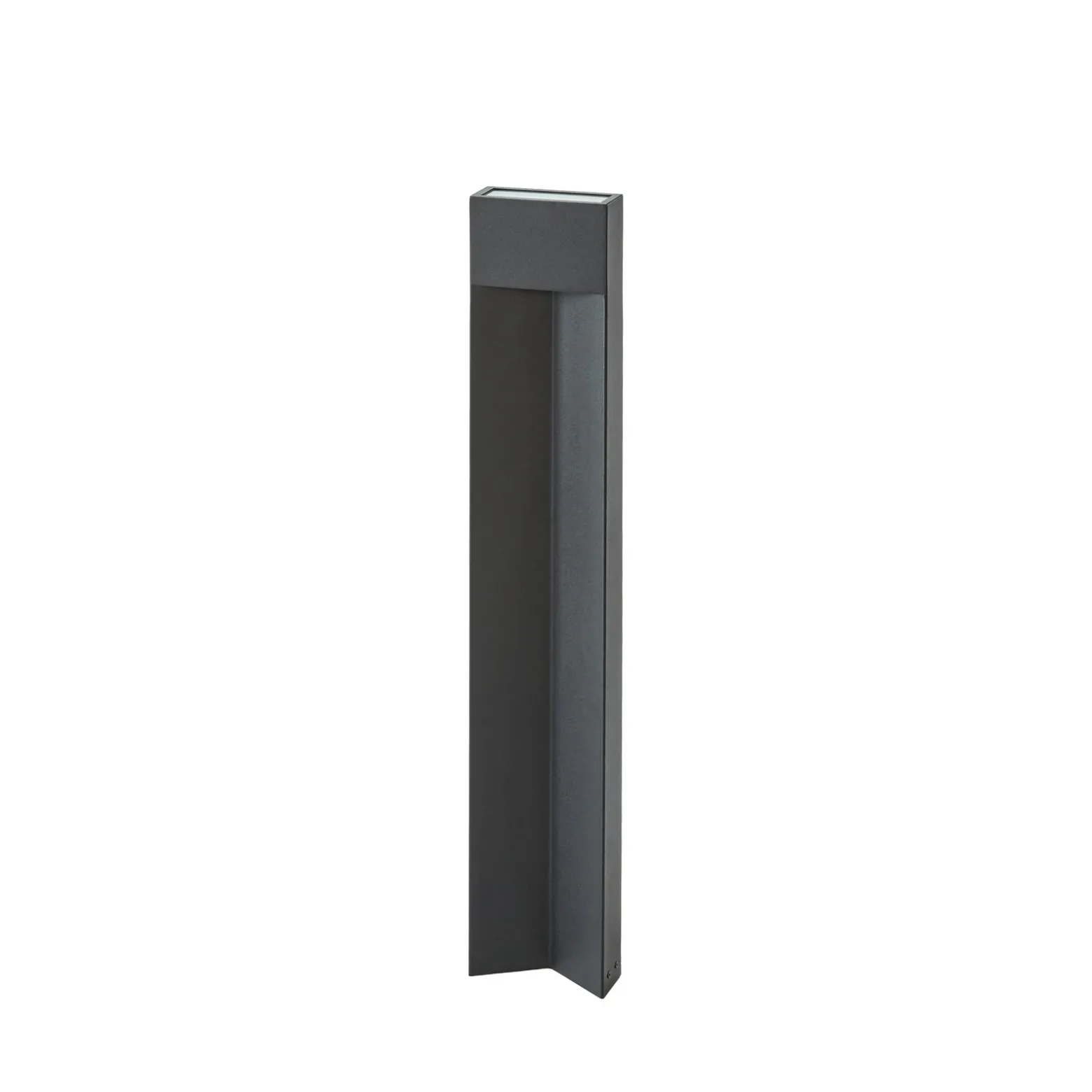 Bolardo luminoso LED Lucande Kaholo, negro mate, 90 cm, IP44
