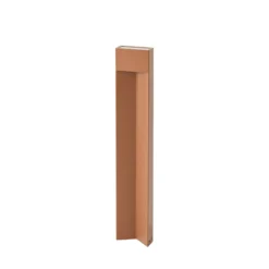 Bolardo luminoso LED Lucande Kaholo, marrón, 90 cm, IP44