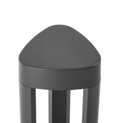 Bolardo luminoso LED Lucande Pirron, altura 80 cm, enchufe, IP54