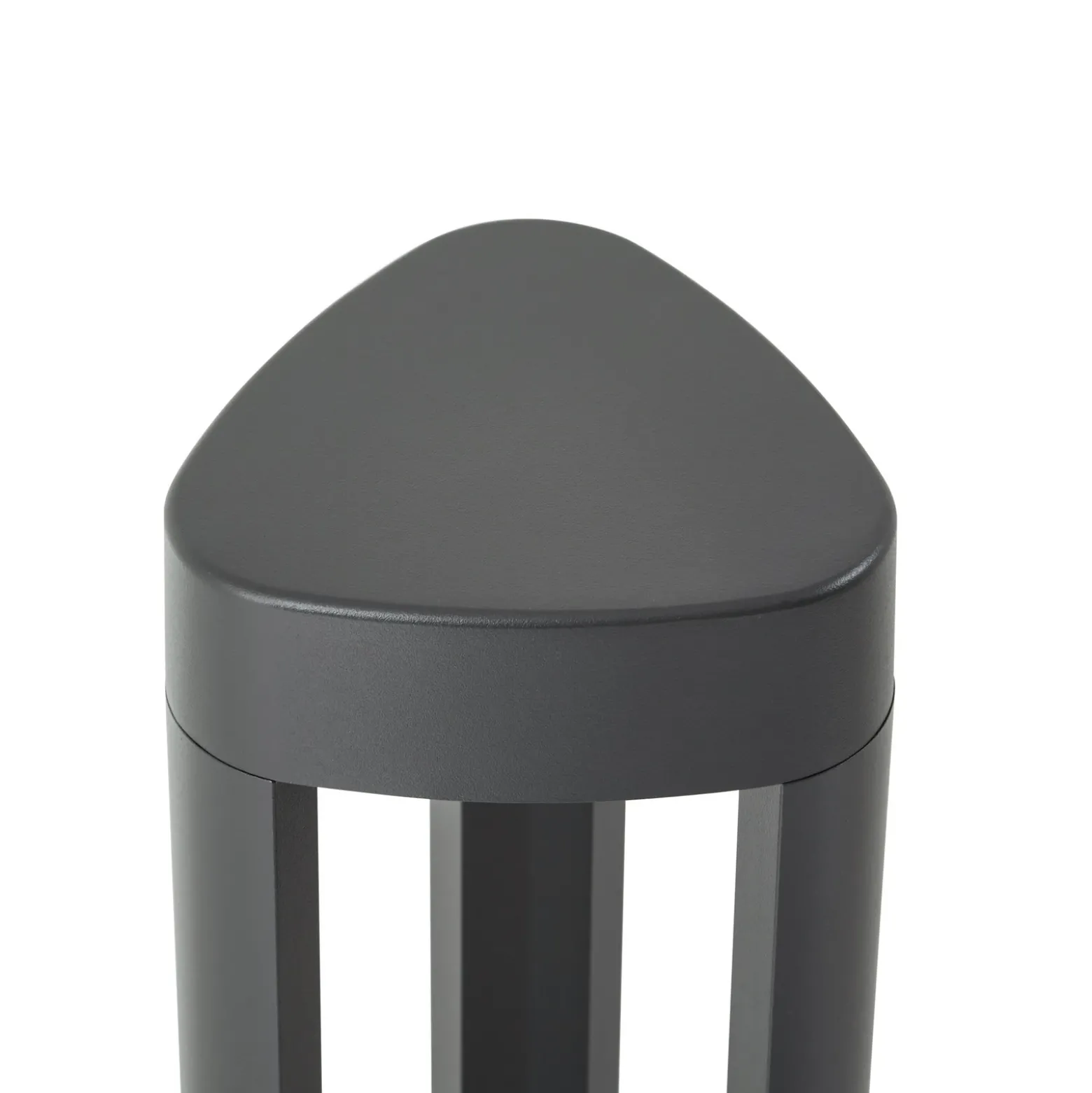 Bolardo luminoso LED Lucande Pirron, altura 80 cm, enchufe, IP54