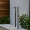 Bolardo luminoso LED Luzian de Lindby, altura 120 cm, negro, pica para fijar en
