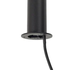 Bolardo luminoso LED Luzian de Lindby, altura 120 cm, negro, pica para fijar en