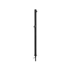 Bolardo luminoso LED Luzian de Lindby, altura 120 cm, negro, pica para fijar en