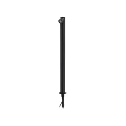 Bolardo luminoso LED Luzian de Lindby, altura 80 cm, negro, pica para fijar en