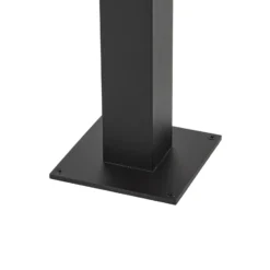 Bolardo luminoso LED Lynx de Lucande, 95,5 cm, negra, IP65, con sensor