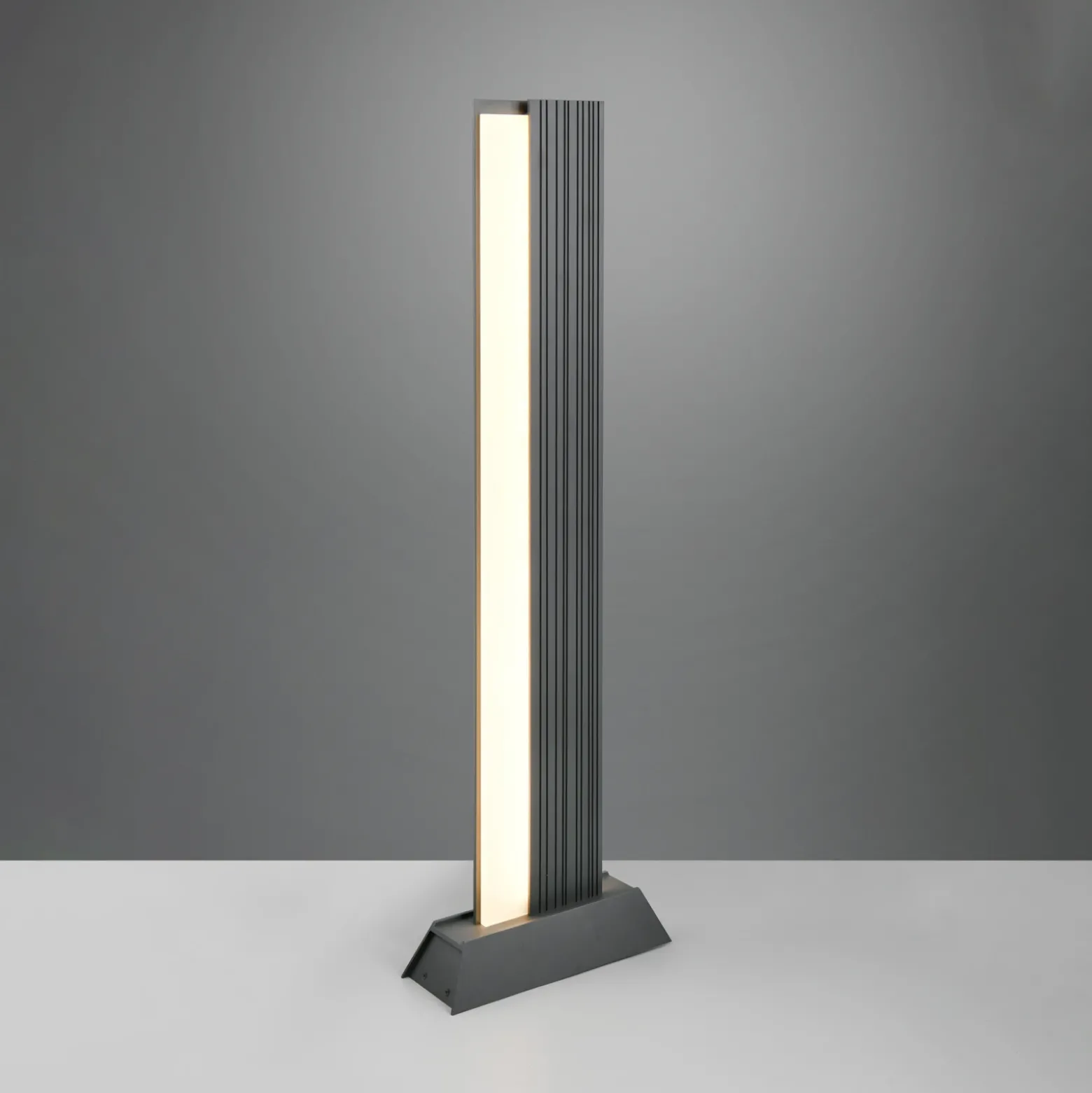 Bolardo luminoso LED MARIZA, altura 100 cm, antracita, metal, IP65