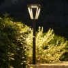 Bolardo luminoso LED Metro con sensor, gris
