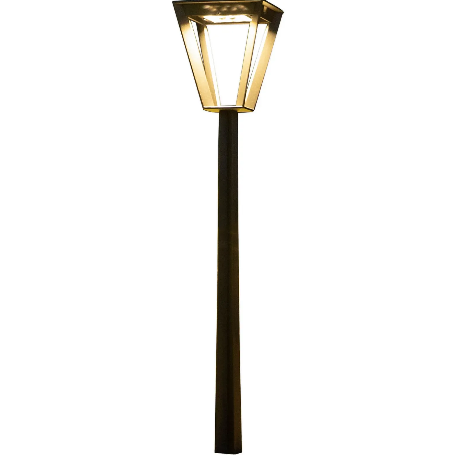Bolardo luminoso LED Metro con sensor, gris
