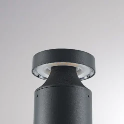 Bolardo luminoso LED «Mona» de Molto Luce, Ø 10 cm, aluminio, altura 85 cm