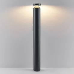 Bolardo luminoso LED «Mona» de Molto Luce, Ø 10 cm, aluminio, altura 85 cm