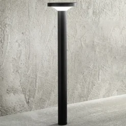 Bolardo luminoso LED MyWhite_Bond en negro moderno