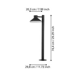 Bolardo luminoso LED Ninnarella