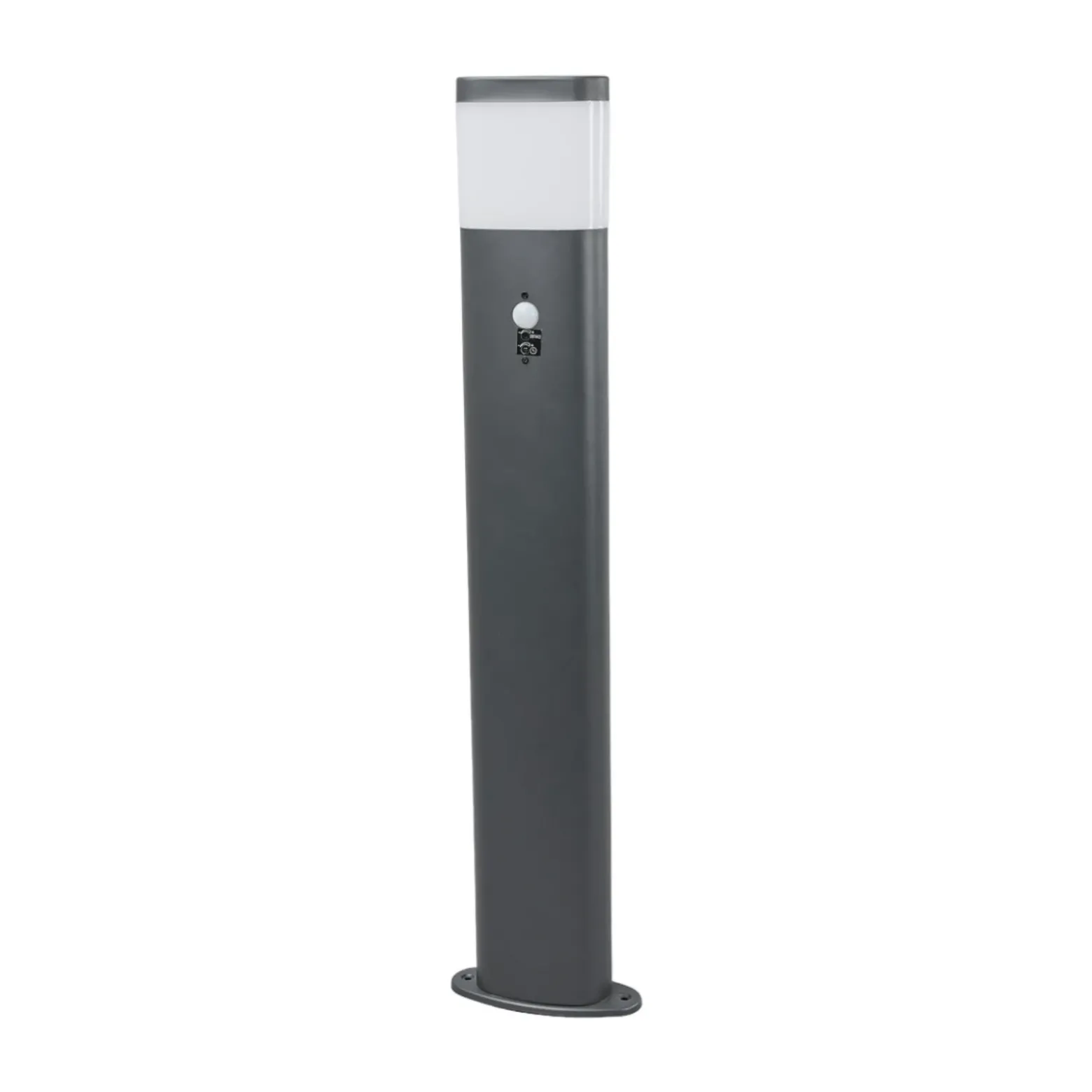 Bolardo luminoso LED Obri de Lindby, 80 cm, antracita, sensor