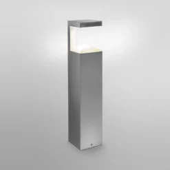 Bolardo luminoso LED OSRAM ENDURA STYLE pirámide, acero inoxidable, IP44