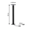 Bolardo luminoso LED Paulmann Plug & Shine Plate, 60 cm, IP44, 2.200 K