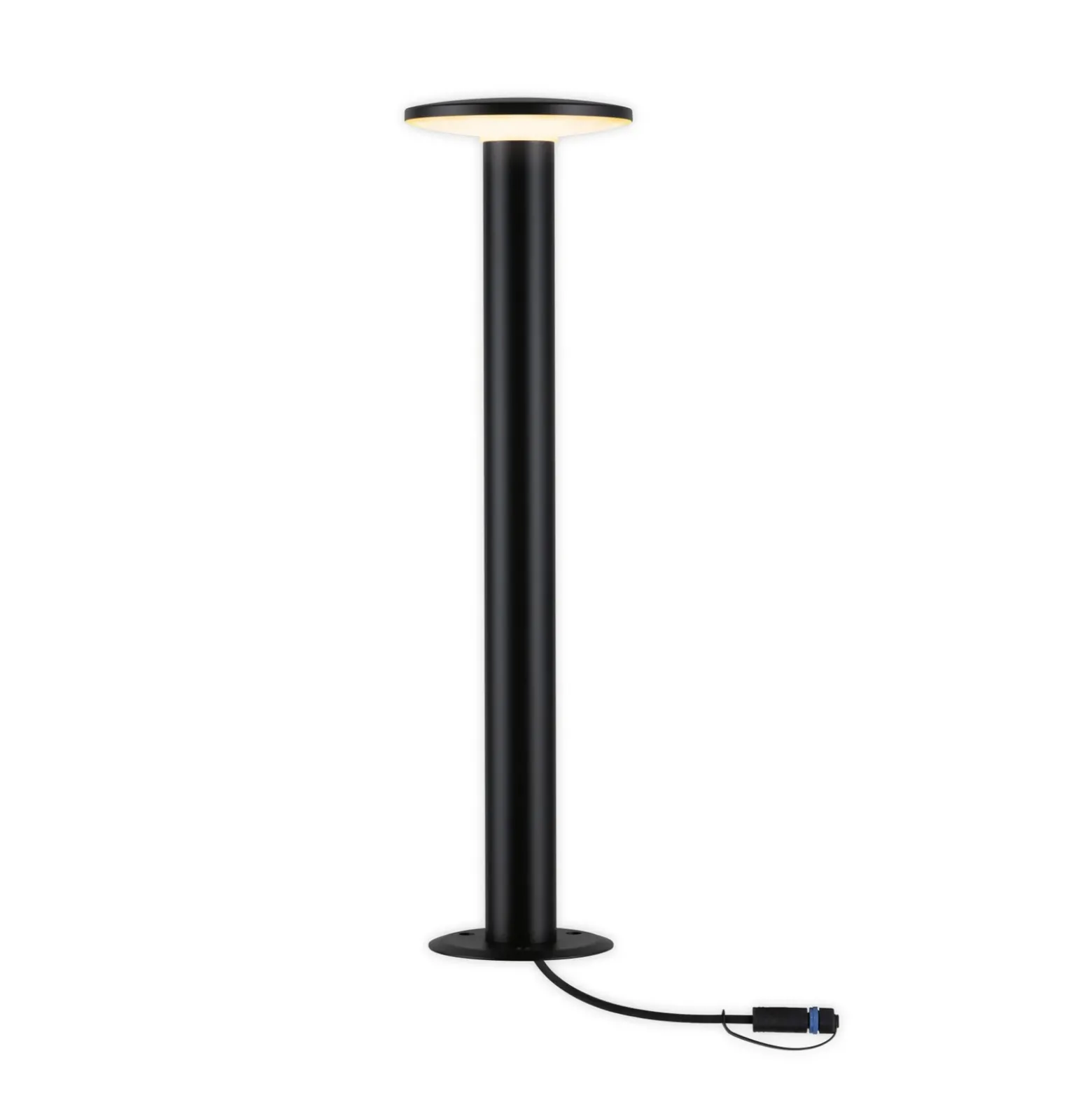 Bolardo luminoso LED Paulmann Plug & Shine Plate, 60 cm, IP44, 2.200 K
