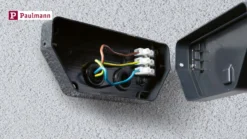 Bolardo luminoso LED Paulmann Cuff, aluminio, sensor, blanco