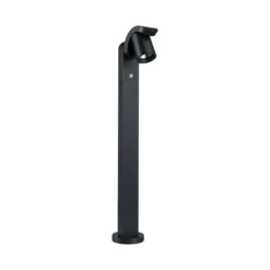 Bolardo luminoso LED Paulmann Cuff, aluminio, sensor, antracita