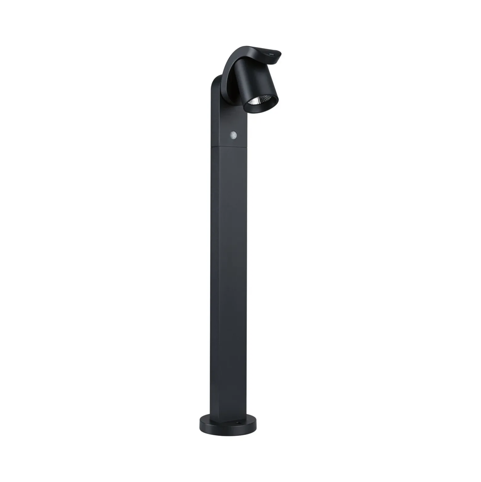 Bolardo luminoso LED Paulmann Cuff, aluminio, sensor, antracita