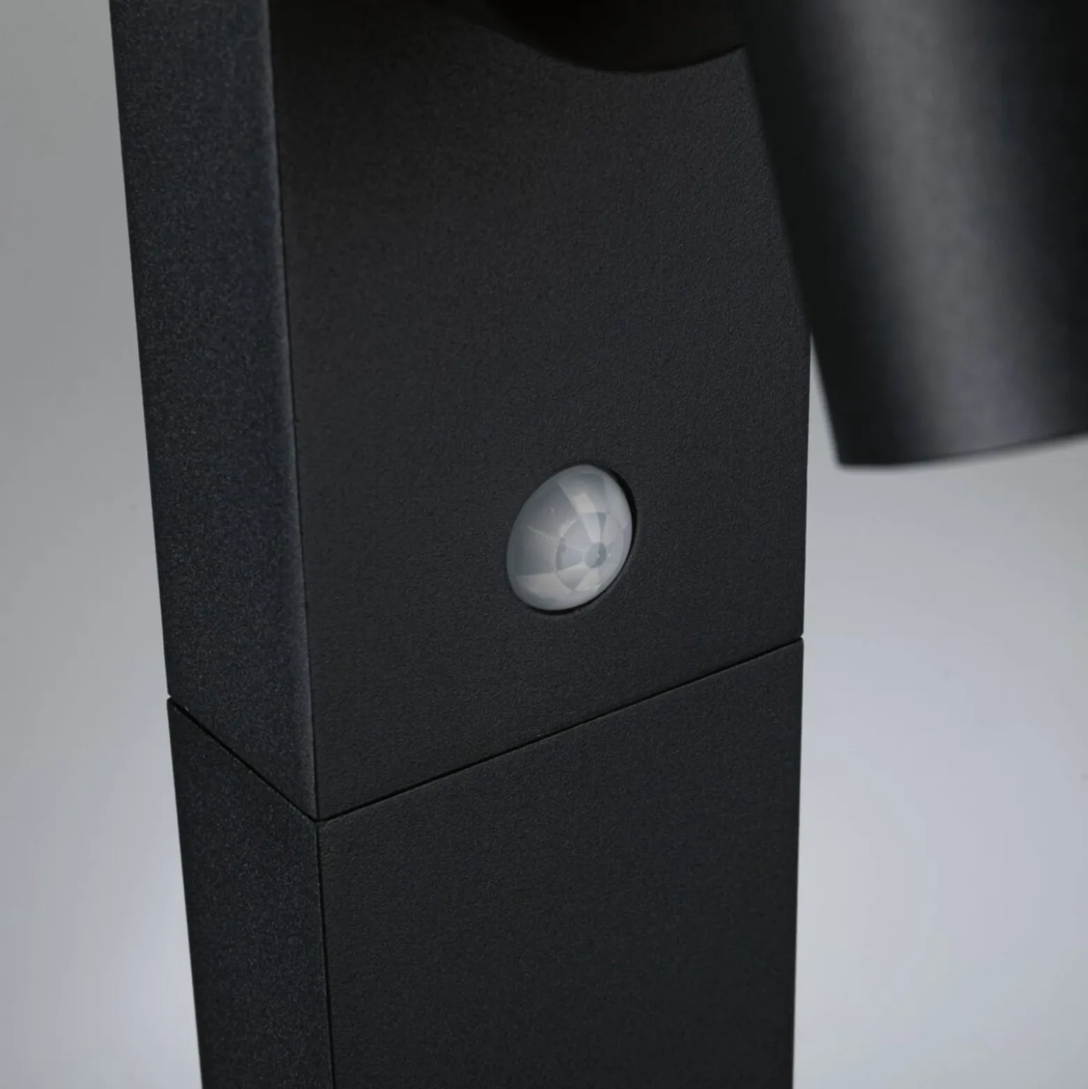 Bolardo luminoso LED Paulmann Cuff, aluminio, sensor, antracita