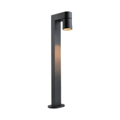Bolardo luminoso LED Paulmann Kimu 1, antracita, 2.200 K, IP44